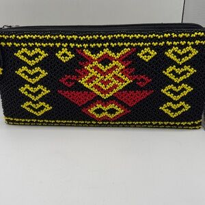 Handmade Zapatista Beaded Clutch Purse